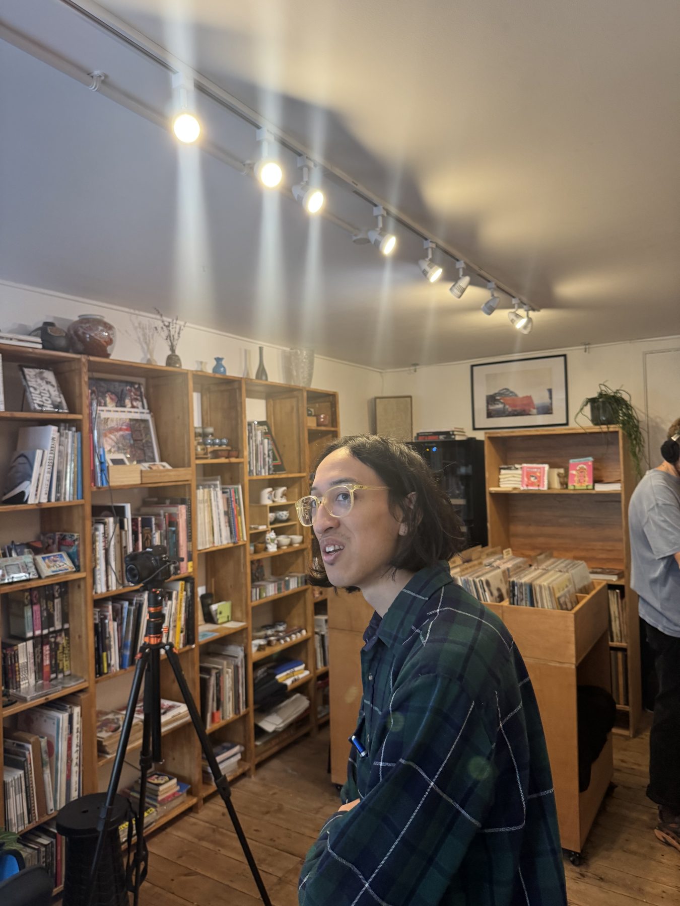 Inside the new shop on Globe Road
